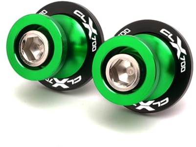 NFNVEKESD Diábolos para Moto para CF-M-Oto para 700Clx 700 Clx para 400NK 650NK 250NK 400GT 650MT 800MT 650 MT Nk Carretes Basculantes Deslizadores Soporte Tornillos 10MM(Clx700 Green)