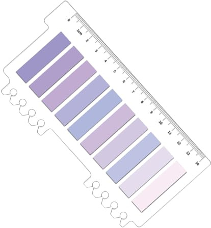 Notes adhésives – 200 onglets d'index colorés, marqueurs adhésifs lumineux, bandes de texte inscriptibles, colle durable | Notes favorisant la lecture pour étudiants, enseignants, cahiers
