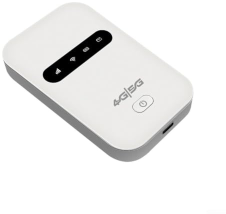 Desiumite 3000mAh 4G LTE Mobile Router, punto de acceso inalámbrico portátil 300Mbps, ABS construido para viajes y al aire libre para Internet, Dongle de datos compacto
