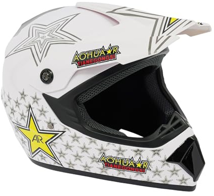 Motocross hjälm-set | Offroad ATV downhill hjälm för motorcykel Crossbike Off Road Enduro sport, robust integralhjälm
