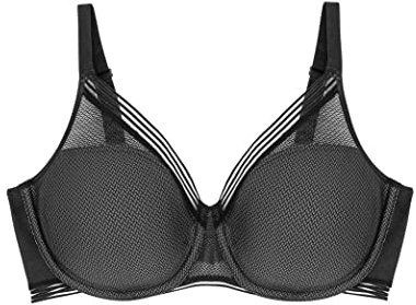 Triumph Womens Infinite Sensation W01 Minimizer Bra, Black, 36F UK