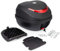 Bauletto Valigia Moto 35L Nero Opaco Rigido Poggiaschiena Scooter Universale