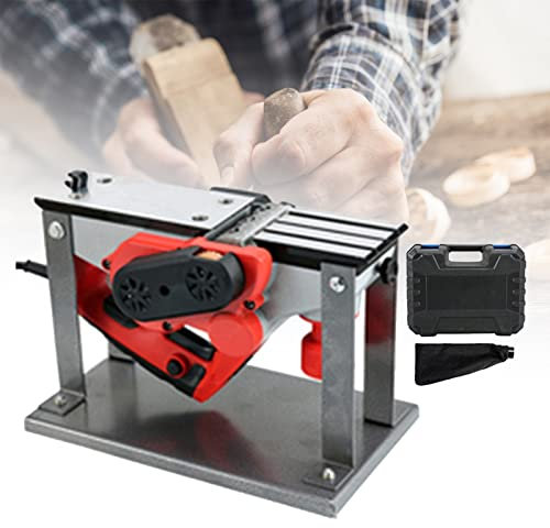 Pialla per lucidatura del legno 1800w, pialla elettrica per legno portatile, motore interamente in rame ad alta potenza, regolazione gratuita, per lavori di falegnameria, lavoro rapido fai da te di
