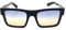 Prada Herren 0pr 19ws 52 1ab06z Sonnenbrille, Schwarz/Gelb/Dunkelblau Farbverlauf