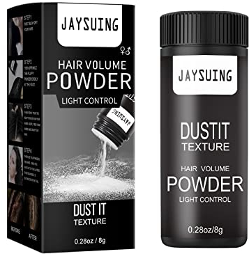 Veganes Streuhaar zur Haarverdichtung, Hair Powder Men Styling Puder Matt-Look, Hair Fibers, Haarpuder mit Matt Effekt für Frauen & Männer, Haarpulver, Geeignet für Feines und Normales Haar