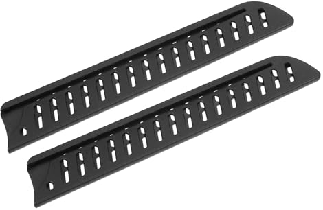 M METERXITY 2 Pack PP Knife Sheaths - Kitchen Knife Protectors Edge Guard Blade Protective Covers for 8 Bread Knife, Apply to Kitchen Camping Traveling (Black)