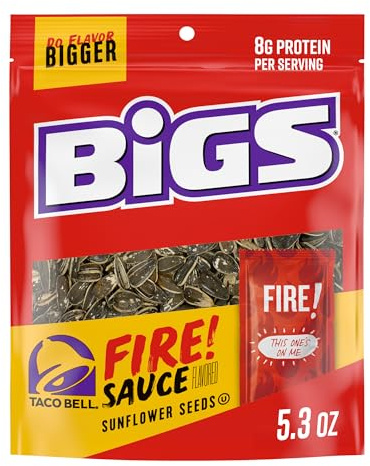 BIGS Sunflower Seeds, Fire Flavor, 5.35 oz.