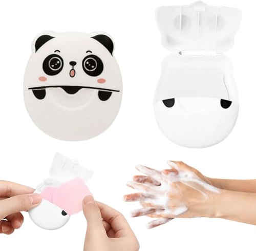 VONJUMA 2 Scatole 100 Fogli Di Sapone Da Viaggio Sapone In Fogli Sapone In Fogli Da Viaggio Fogli Di Sapone Portatili Carta Da Viaggio Da Campeggio Usa E Getta Pulito E Igienico Quando Si Esce