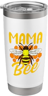 Beekeeper Design For Honey Bees Lover - Mama Bee Stainless Steel Insulated Tumbler