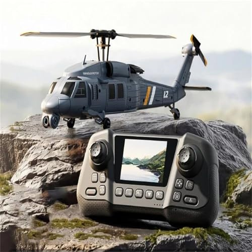 LKHLTBF L2 Remote Control Airplane with Camera & Altitude Hold – 6-Channel RC Plane for Kids, Boys & Beginners with One-Key Takeoff, Voice Control, and Extended Battery Options,quadruple battery