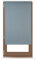 Relaxdays, grau Verdunkelungsrollo, Hitzeschutz, Thermo Rollo Klemmfix, blickdichtes Seitenzugrollo 60x165, Stoff 56 cm, Aluminiumrohr, 60x160cm