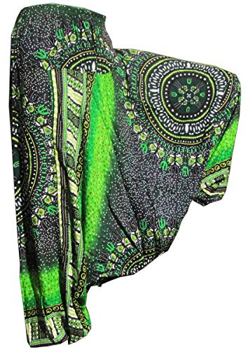 PANASIAM Aladin Pants, Maoi 03, Green Tones XL