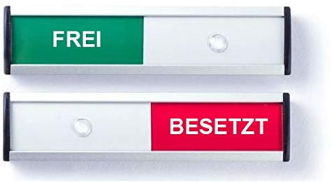 Posta Targhetta per porta – libera – 125 x 30 mm