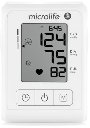 Microlife BP B1 Classic Upper Arm Blood Pressure Monitor | BIHS Approved & Clinically Validated for Accuracy | with Irregular Heartbeat Detection | Includes Universal M-L Cuff (22-42cm)