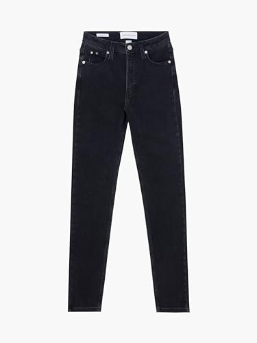 Calvin Klein Jean Femme Skinny Taille Haute, Noir (Denim Black), 31W/30L
