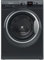 Hotpoint Anti-Stain NSWM 7469 BS UK 7kg Washing Machine with 1400 rpm - Black - A Rated