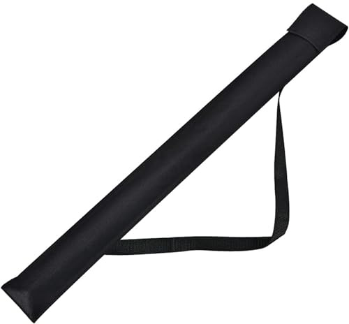 SHUCHUANG Cue Stick Carrying Bag for 3/4 Billiard Stick Storage, 47 Inches Pool Cue Case, Pool Stick Case with Zipper Pocket, Sturdy Polyester Billiard Cue Bag with Shoulder Strap Handle