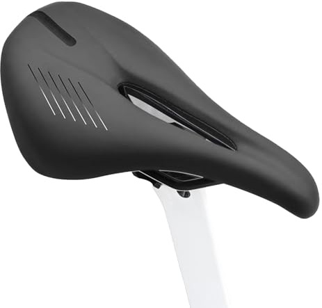 Coussin de selle de vélo - Coussin de selle en cuir imperméable pour vélos de route et vélos de randonnée - Accessoire de vélo confortable pour l'extérieur et une utilisation quotidienne
