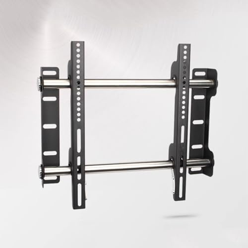 Stainless Steel TV Wall Mount - Universal Flat Screen LCD Bracket for 32-100 TVs - Heavy-Duty Double Hook Design - Secure Holder for Home Theater & Monitors