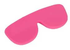 Lups – Funda para Gafas de Vista o Sol de Silicona Flexible, Ultraligera - 29g - Protección Resistente y Lavable, Diseño Universal Adaptable, Estuche Compacto | Rosa Chicle