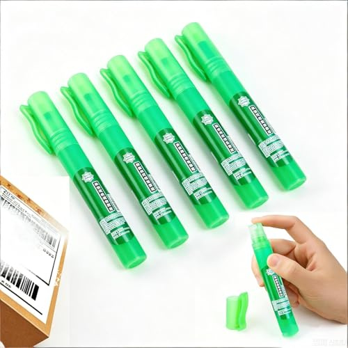 5pcs Thermal Paper Privacy Eraser, 10ml Identity Theft Protection Spray, Label Ink Remover Spray, Address Print Blocking Solution, Privacy Protection Correction Fluid for Package Labels Bills Receipts