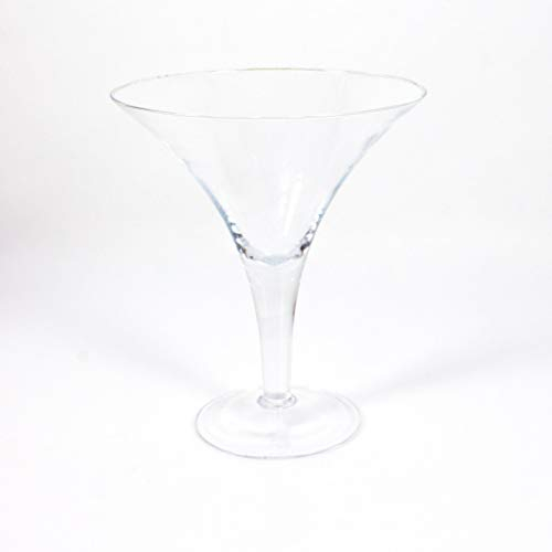INNA-Glas Vaso de cóctel XL - Vaso de Martini Sacha, Transparente, 30cm, Ø 25cm - Copa de Martini - Vaso para Boda