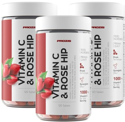 Vitamin C 1000 mg + Rose Hip, 360 compresse - Vitamina c + Rosa Canina