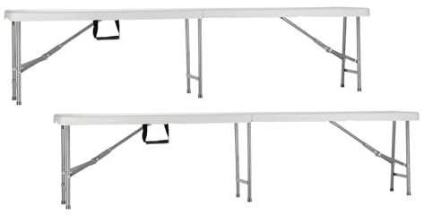 THINIA HOME Pack 2 Bancos Plegables Catering 180x28x43cm