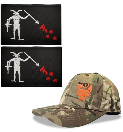 Camo Tactical Baseball Cap Patch Sets