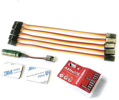 SPARKHOBBY HobbyEagle A3 Pro V2 flygkontroll 6-axlad flygplan gyroskop stabiliseringssystem för RC-flygplan fast vinge (A3 PRO)