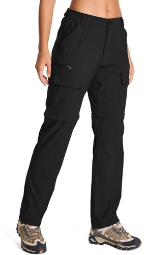 Jessie Kidden Walking Trousers Women Hiking Convertible Zip Off Safari | Outdoor Quick Dry Lightweight Breathable UPF 50 Water Resistant Cargo Scout Pants Travel Fishing Backpacking Camping