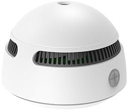 6er Rauchmelder 10 Jahre Batterie, Feuermelder Brandmelder Rauchwarnmelder Smoke Detector Rauchwarnmelder mit Testknopf, Standalone, Weiß