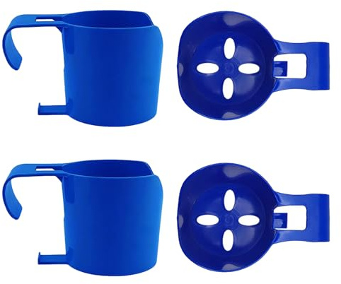 Portavasos para Piscina - Set de 4 Portavasos para Piscinas Enterradas - Organizador Antivuelco para Accesorios De Verano En El Bordillo para Teléfono Botella Llave Juguete Natación