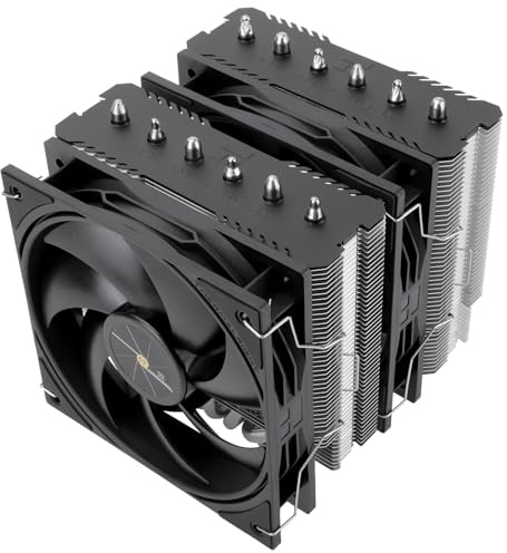 TR-Termalright Peerless Assassin 120 SE V3 CPU luftkylare, dubbelt torn och fläkt med 6 värmerör, 2 x 120 mm TL-P12 PWM-fläkt med 2 000 varv/min, för AM5/AM4, Intel LGA1851/1700/115x/1200