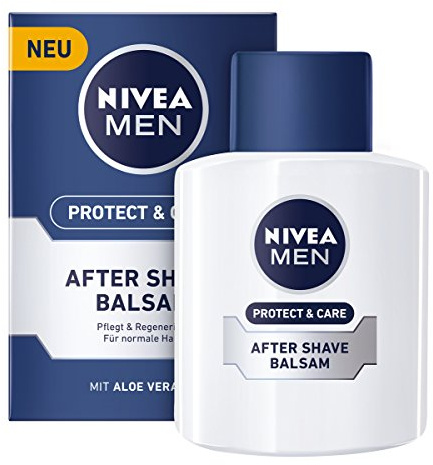 NIVEA Men, After Shave Balsam für Männer, 1 x 100 ml Flasche, Protect & Care