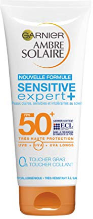 Garnier Ambre Solaire - Sensitive Expert + - Lait Protecteur - Corps - FPS 50+ - 200 mL
