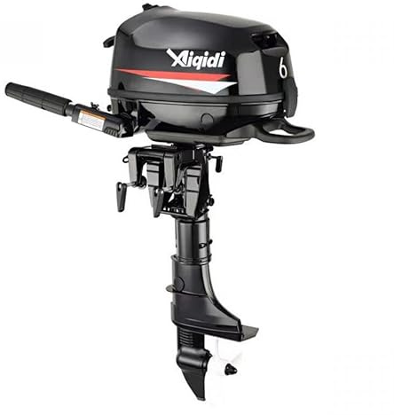 Utombords Bensinmotor 5-60 hk Kraftfull 4-takts Utombords Båtmotor Injector Utombordsmotor för Garanterad Körtlivstid i Olika hk-Design (6 hk, Kort Axel)