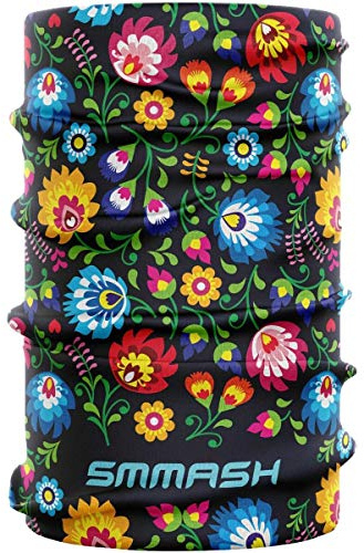 SMMASH Echarpe Tubulaire Multifonctionnelle Pour Femme Homme Enfant - Foulard Universel Élastique Masque Facial Chauffe-Cou Protège-Dents