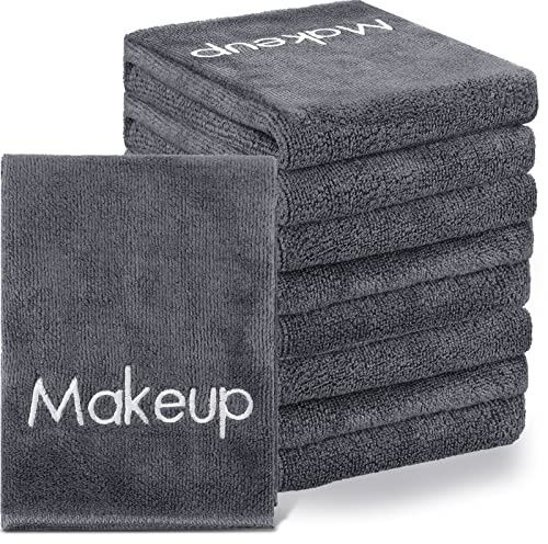 Shimeyao 20 Pcs Makeup Towel Face Washcloth Microfiber Makeup Remover Cloth