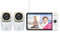 VTech VM919-2HD 2-CAM Video Monitor with Battery Support 15-HR Streaming, 7 720p Display, 360 Panoramic Viewing, 110 Wide-Angle View, Night Vision, Up to 1000ft Range, Secured Transmission