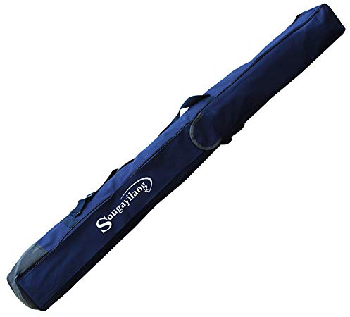 Sougayilang Maletín para cañas de pescar, organizador de cañas de pescar, bolsa de almacenamiento, caña de pescar y carrete para viajes, 160 cm/170 cm, Deportivo