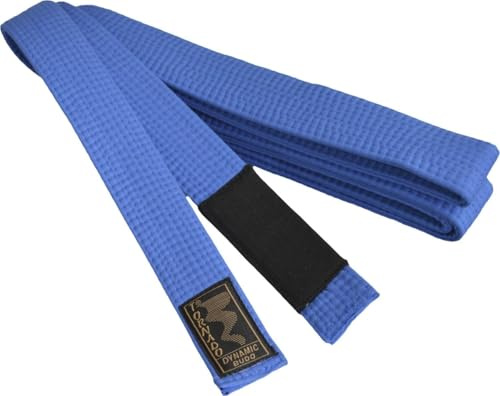 TEKKA BUDO BJJ Ceinture Brésilienne Jiu Jitsu Ceinture de couleur bleue, poutre noire 280 cm