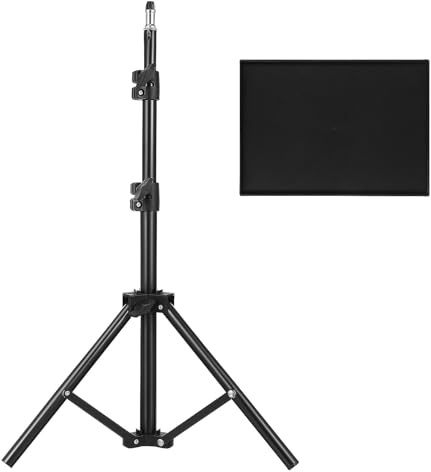 Tofficu Portable Projector Laptop Stand - Adjustable Tabletop Floor Projector Stand, Multifunctional Dj Rack- with Adjustable Height for Book Computer Dj Gear