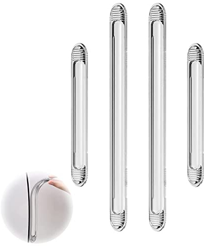 Lot de 4 Protections de Bords Transparents pour portière de Voiture en Caoutchouc