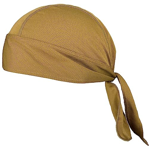 FRSOHEWIN Pañuelos Cabeza Hombre Bandana Ciclismo Cici Verano Bicicleta Pañuelo Pirata para Nadar Correr Senderismo y Moto (Brown)