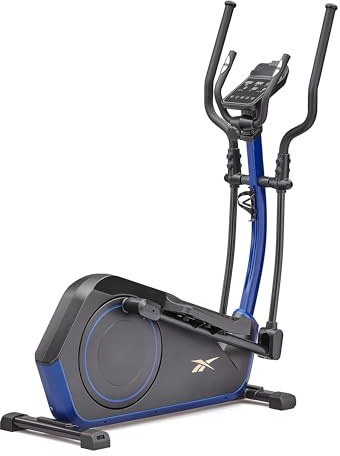 Reebok FR30 Home Elliptical Cross Trainer, Blue, Cardio Exercise, Bluetooth, 32 Electronic Resistance Levels, 264 lb. Capacity