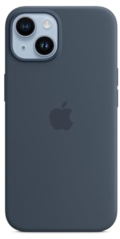 Apple Custodia MagSafe in silicone per iPhone 14 - Blu tempesta ​​​​​​​