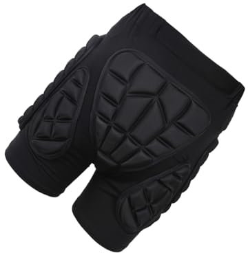 Pantalones cortos acolchados de cadera con protección contra impactos, a prueba de golpes, pantalones protectores de glúteos, agradable a la piel, buena elasticidad
