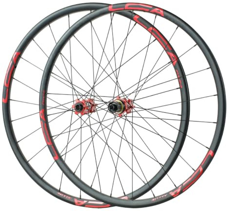 26/27,5/29 Mountainbike Hjulset Genomgående Axel 100/142mm Skivbromsnav
