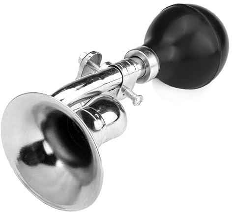 Coolrunner Retro Clown Bike Horn Classic Vintage Metal Bugle Horn Bicycle Bell for Vehicles Golf Cart
